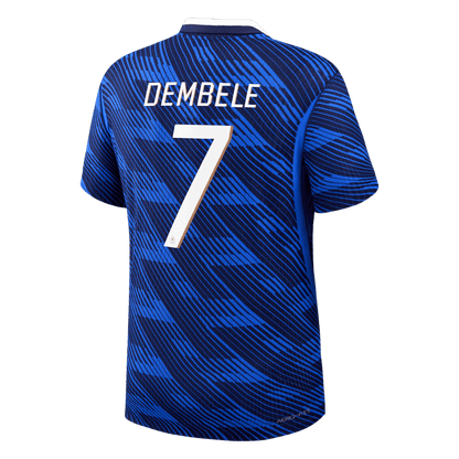 Tricouri Fotbal Franța DEMBELE #7 Acasă Cupa Mondială 2026 Authentic
