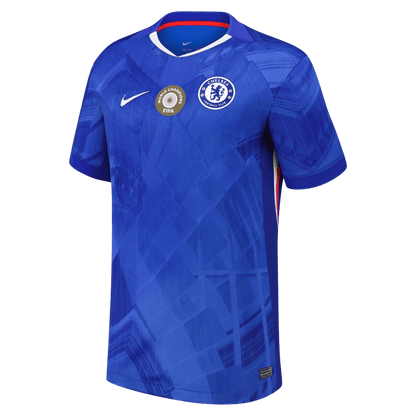 Tricouri Fotbal Chelsea WORLD CHAMPIONS #25 Acasă 2025/26 cu emblemă pe piept - Premium