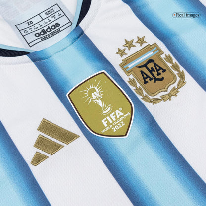 Set Tricouri Fotbal Argentina MESSI #10 Acasă Cupa Mondială 2026 Pentru Copii - Super