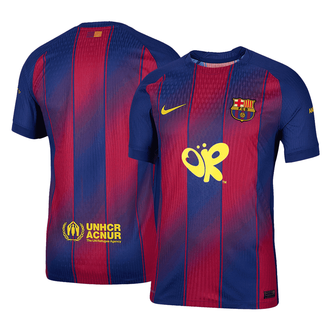 Tricouri Fotbal Barcelona Acasă 2025/26 Authentic