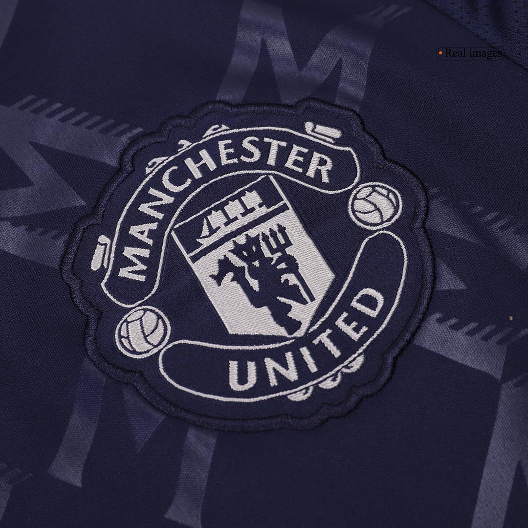 Tricouri Fotbal Manchester United B.FERNANDES #8 Deplasare 2024/25 (mărime mare)