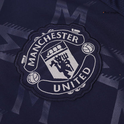 Tricouri Fotbal Manchester United B.FERNANDES #8 Deplasare 2024/25 (mărime mare)