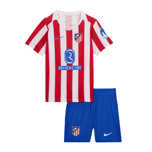 Set Tricouri Fotbal Atletico Madrid Acasă 2025/26 Pentru Copii