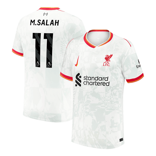 Tricouri Fotbal Liverpool M.SALAH #11 Treilea 2024/25 (mărime mare)