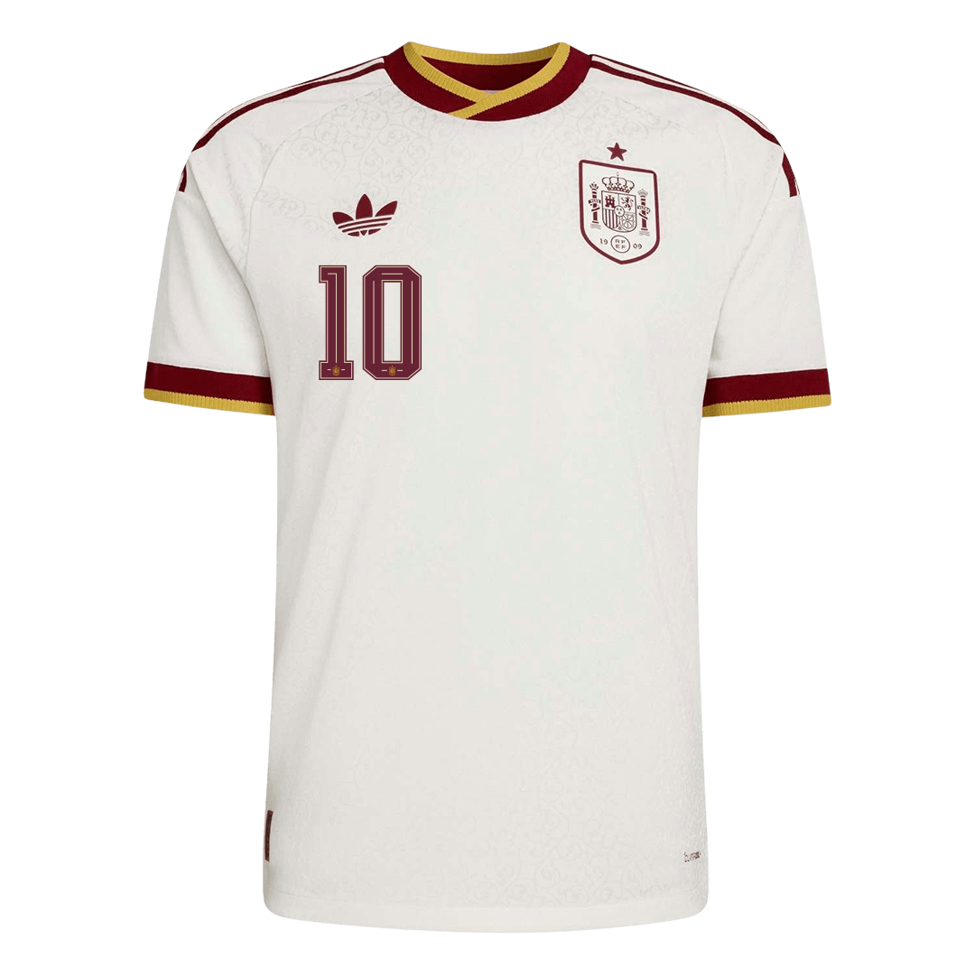 Tricouri Fotbal Spania OLMO #10 Deplasare Cupa Mondială 2026 Authentic