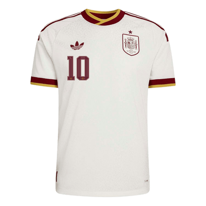Tricouri Fotbal Spania OLMO #10 Deplasare Cupa Mondială 2026 Authentic