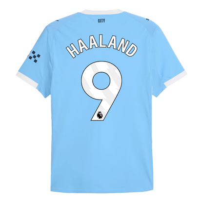 Tricouri Fotbal Manchester City HAALAND #9 Acasă 2025/26 Authentic