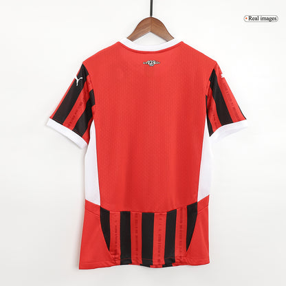 Tricouri Fotbal AC Milan RAFA LEÃO #10 Acasă 2024/25 Authentic