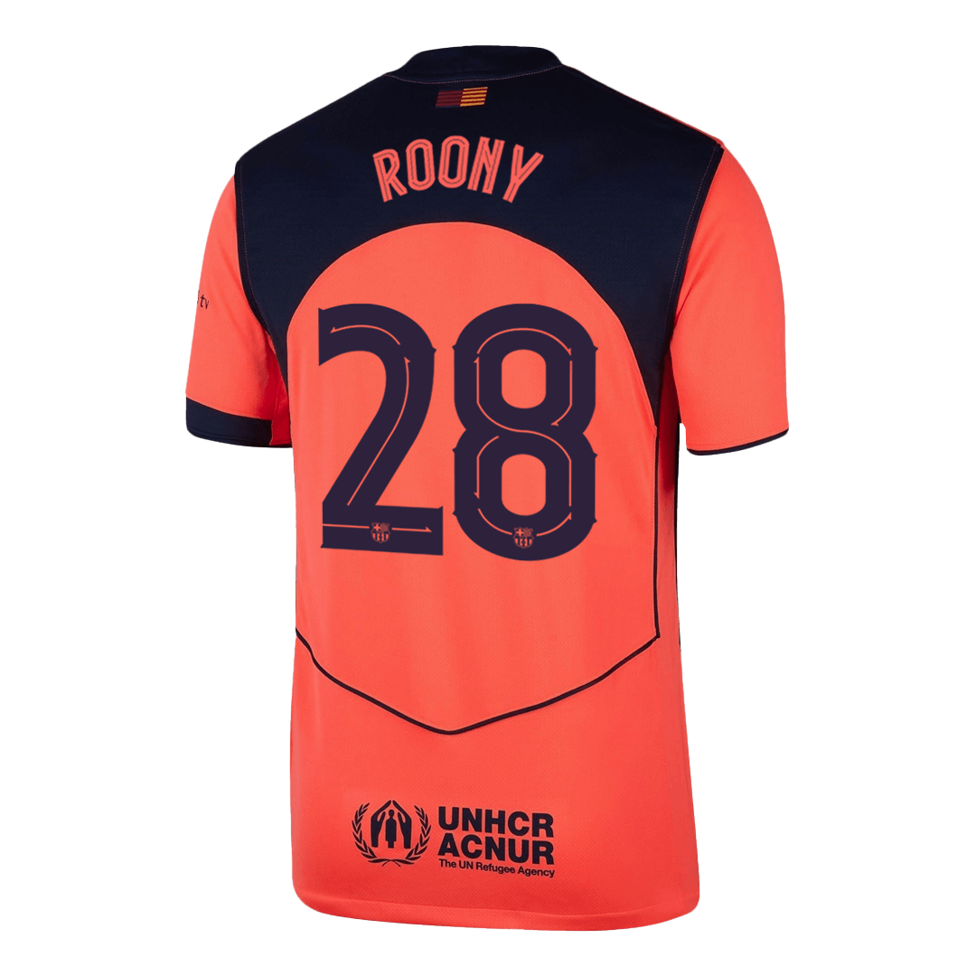 Tricouri Fotbal Barcelona ROONY 28 Treilea 2025/26 - TricouriFotbaliști Shop