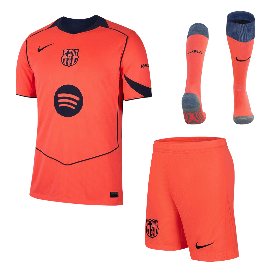 Set Tricouri Fotbal Barcelona Treilea 2025/26