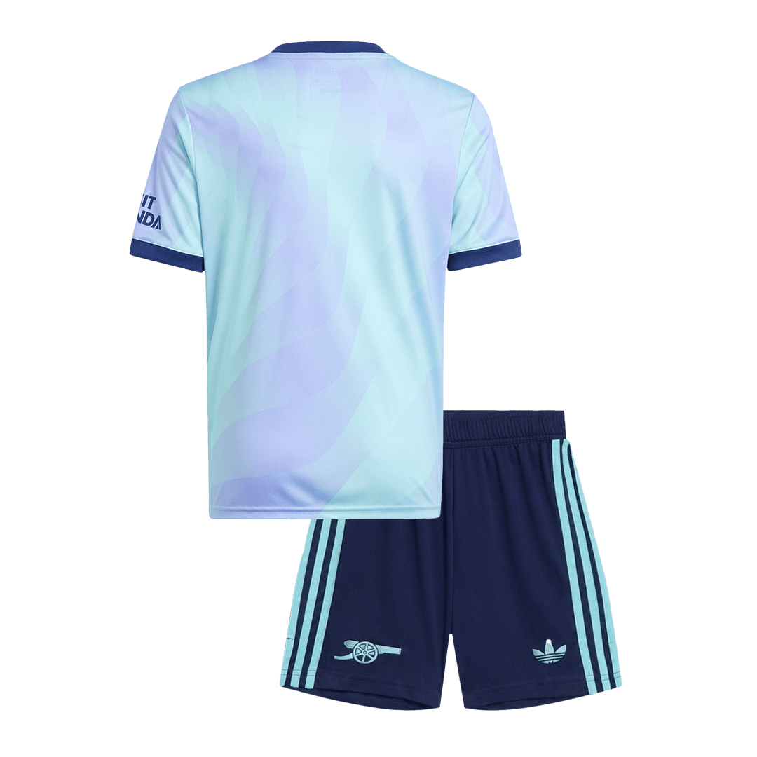 Set Tricouri Fotbal Arsenal Treilea 2024/25 Pentru Copii