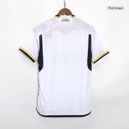 Tricouri Fotbal Real Madrid MBAPPÉ #9 Acasă 2023/24 Authentic