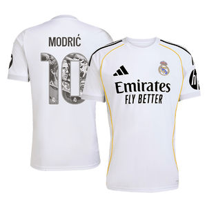 Tricouri Fotbal Real Madrid MODRIĆ Special #10 Acasă 2025/26 - Premium (mărime mare)