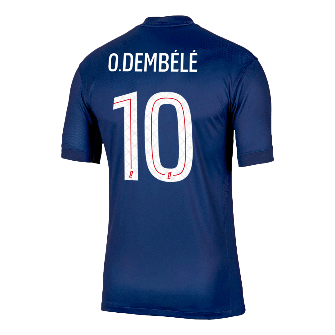 Tricouri Fotbal PSG O.DEMBÉLÉ #10 Acasă 2025/26 - Premium (mărime mare)