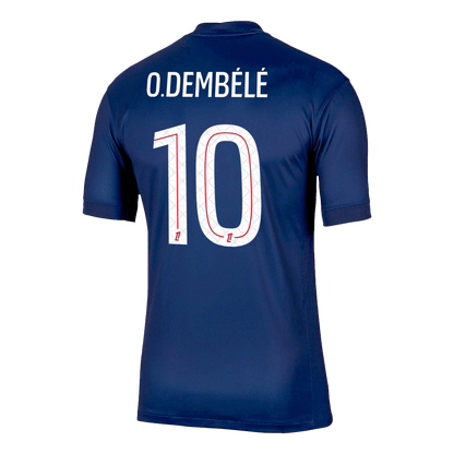 Tricouri Fotbal PSG O.DEMBÉLÉ #10 Acasă 2025/26 - Premium (mărime mare)
