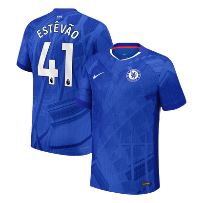 Tricouri Fotbal Chelsea ESTÊVÃO #41 Acasă 2025/26 Authentic