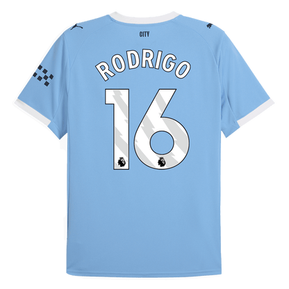 Tricouri Fotbal Manchester City RODRIGO #16 Acasă 2025/26 - Premium (mărime mare)