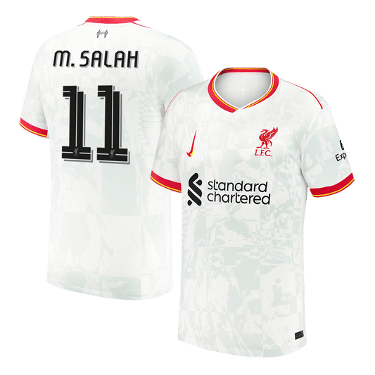Tricouri Fotbal Liverpool M.SALAH #11 Treilea 2024/25 - UCL (mărime mare)