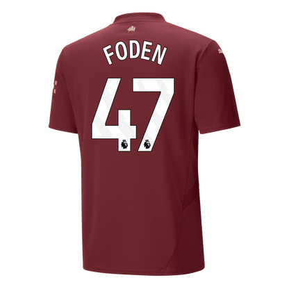 Tricouri Fotbal Manchester City FODEN #47 Treilea 2024/25