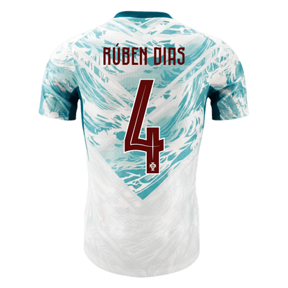 Tricouri Fotbal Portugalia RÚBEN DIAS #4 Deplasare Cupa Mondială 2026 Authentic
