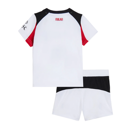 Set Tricouri Fotbal AC Milan Deplasare 2025/26 Pentru Copii