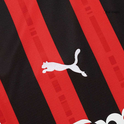 Tricouri Fotbal AC Milan Acasă 2024/25 (mărime mare)
