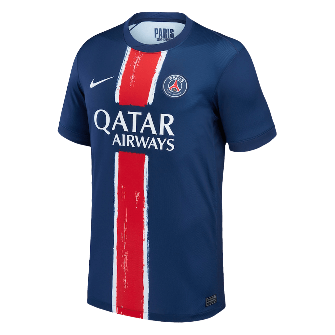 Tricouri Fotbal PSG KVARATSKHELIA #7 Acasă 2024/25 (mărime mare)