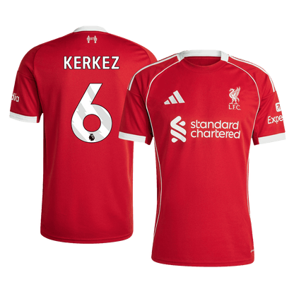 Tricouri Fotbal Liverpool KERKEZ #6 Acasă 2025/26