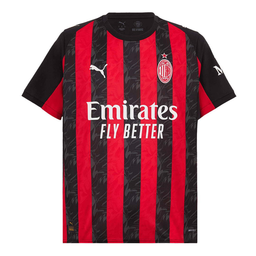 Tricouri Fotbal AC Milan PULISIC #11 Acasă 2025/26 - Premium