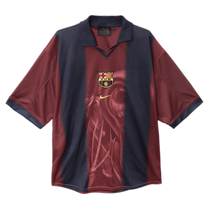 Tricouri Fotbal Vintage Barcelona X CJ Acasă 2000/01
