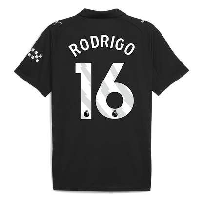 Tricouri Fotbal Manchester City RODRIGO #16 Deplasare 2025/26