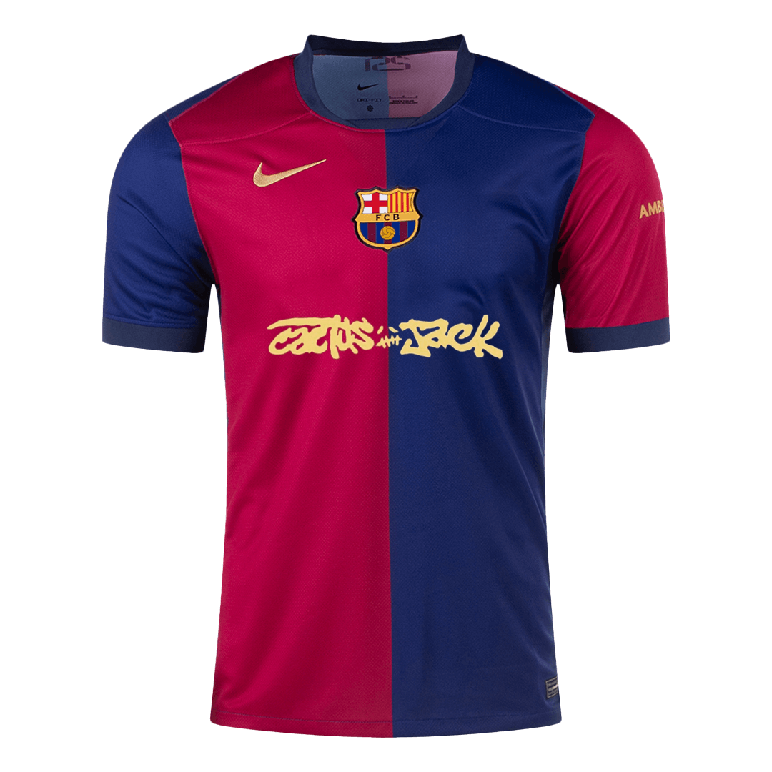 Tricouri Fotbal Barcelona X Travis Scott Acasă 2024/25