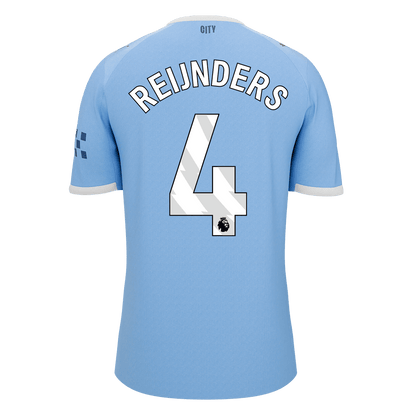 Tricouri Fotbal Manchester City REIJNDERS #4 Acasă 2025/26 - Premium