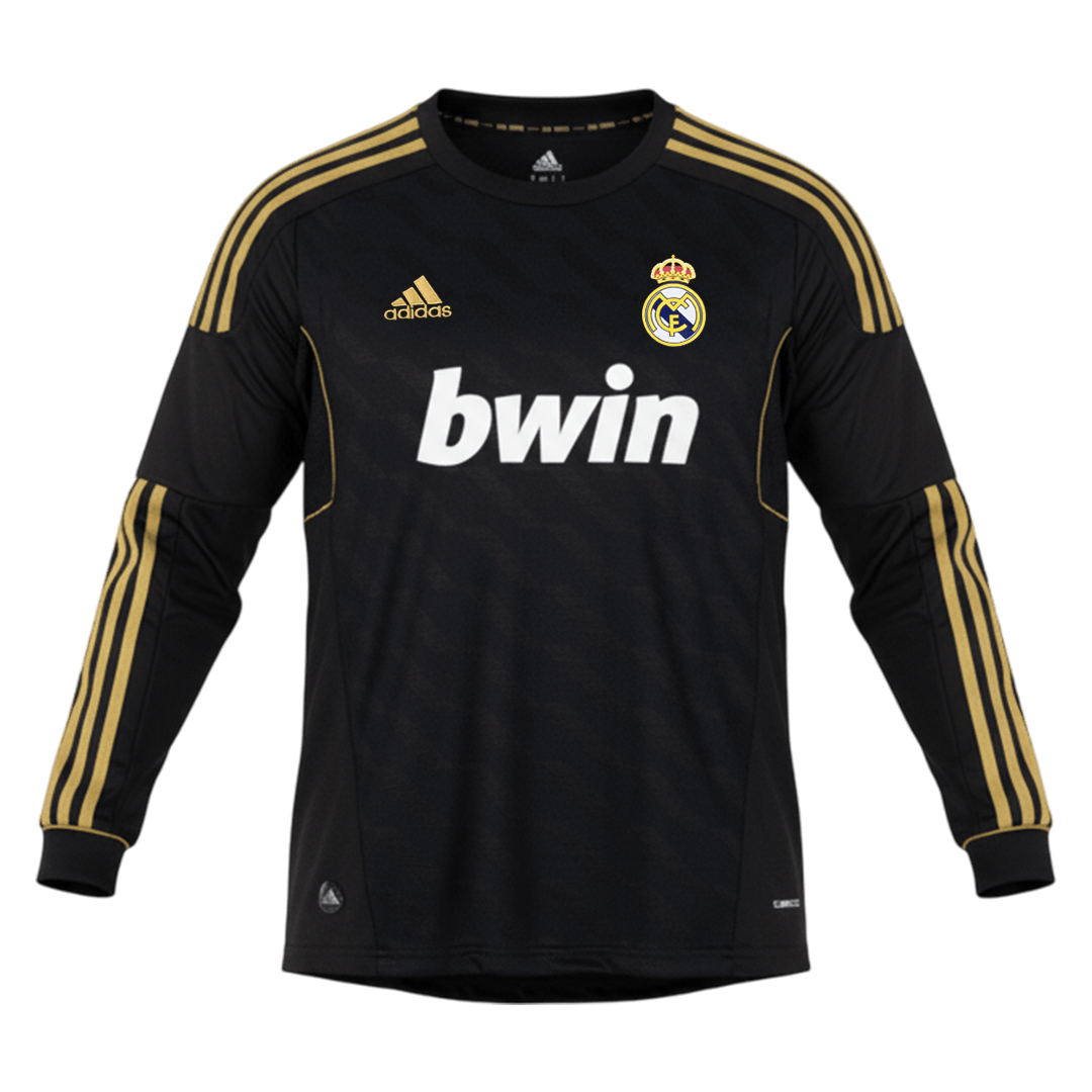 Tricouri Fotbal Vintage Real Madrid Deplasare 2011/12 Mânecă Lungă