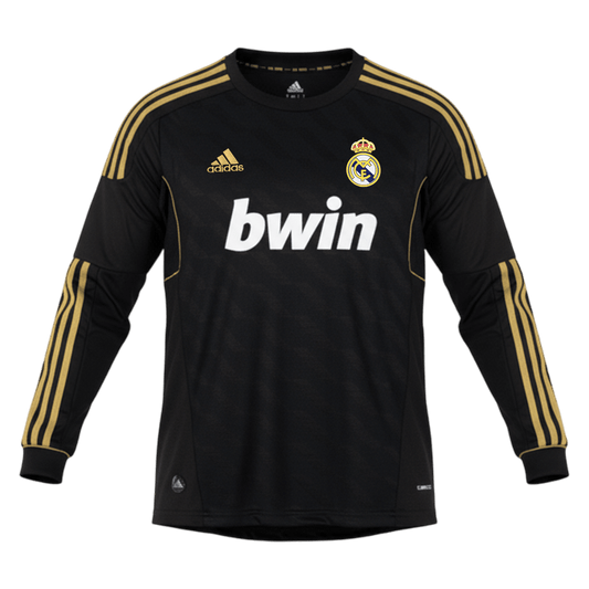 Tricouri Fotbal Vintage Real Madrid Deplasare 2011/12 Mânecă Lungă