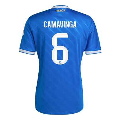 Tricouri Fotbal Real Madrid CAMAVINGA #6 Treilea 2025/26
