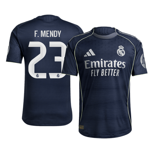 Tricouri Fotbal Real Madrid F.MENDY #23 Deplasare 2025/26 Authentic