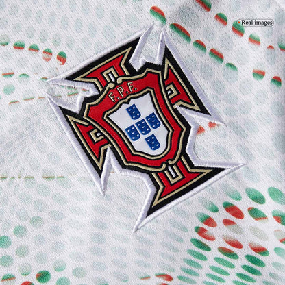 Tricouri Fotbal Portugalia RONALDO #7 Deplasare 2025 Mânecă Lungă (mărime mare)