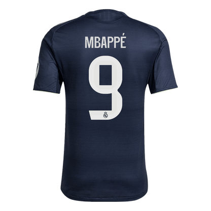 Tricouri Fotbal Real Madrid MBAPPÉ #9 Deplasare 2025/26 Authentic