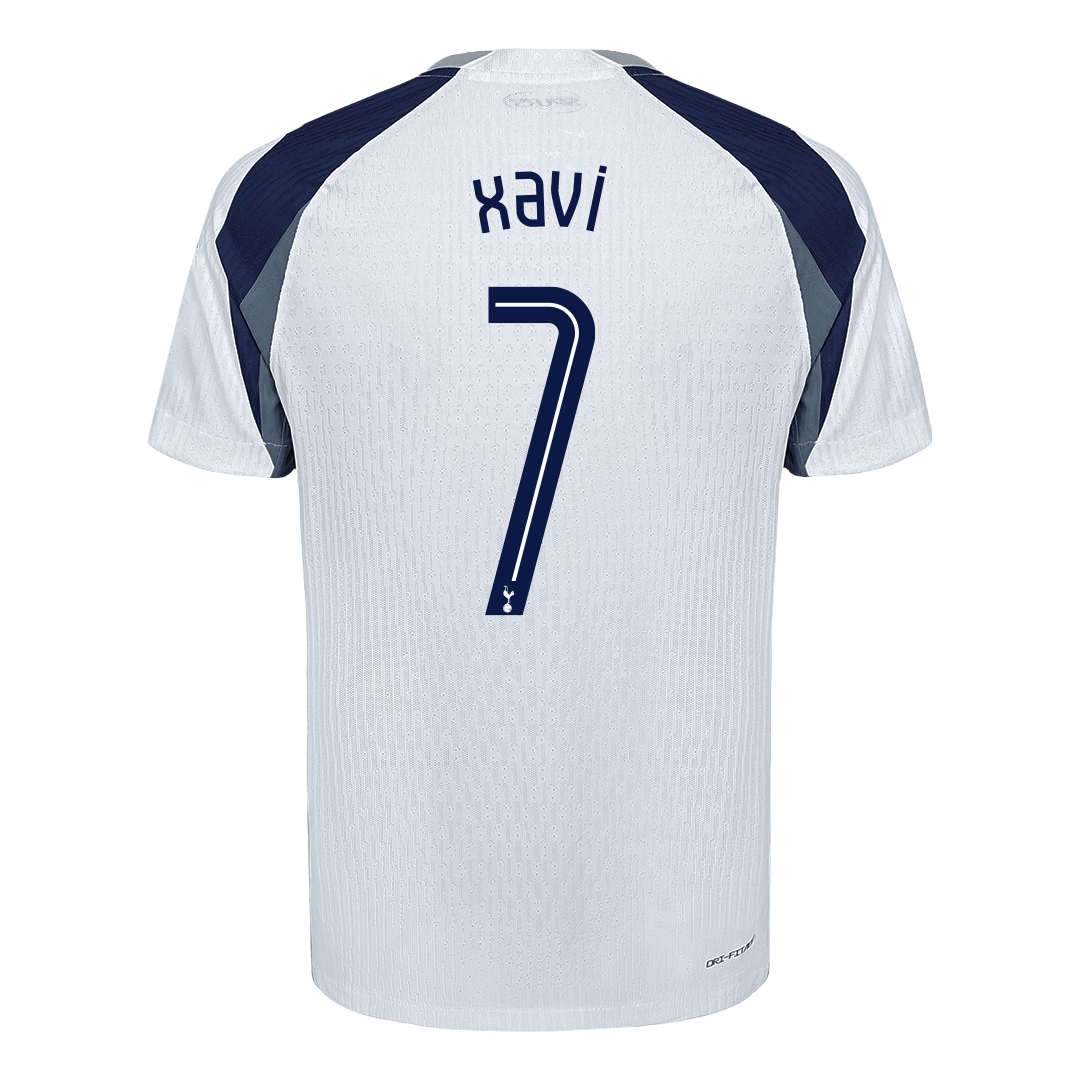 Tricouri Fotbal Tottenham Hotspur XAVI #7 Acasă 2025/26 Authentic - UCL