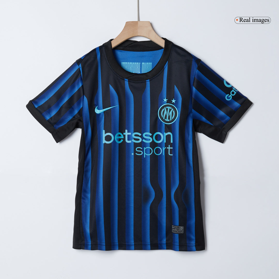 Set Tricouri Fotbal Inter Milano Acasă 2025/26 Pentru Copii