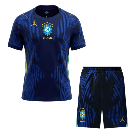 Set Tricouri Fotbal Brazilia Deplasare Cupa Mondială 2026