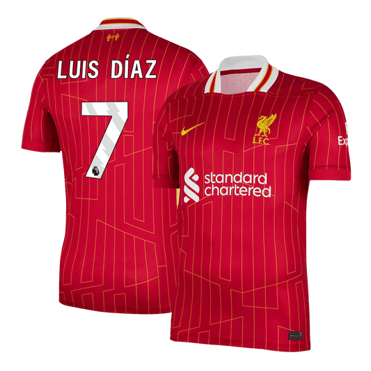 Tricouri Fotbal Liverpool LUIS DÍAZ #7 Acasă 2024/25 - Super (mărime mare)