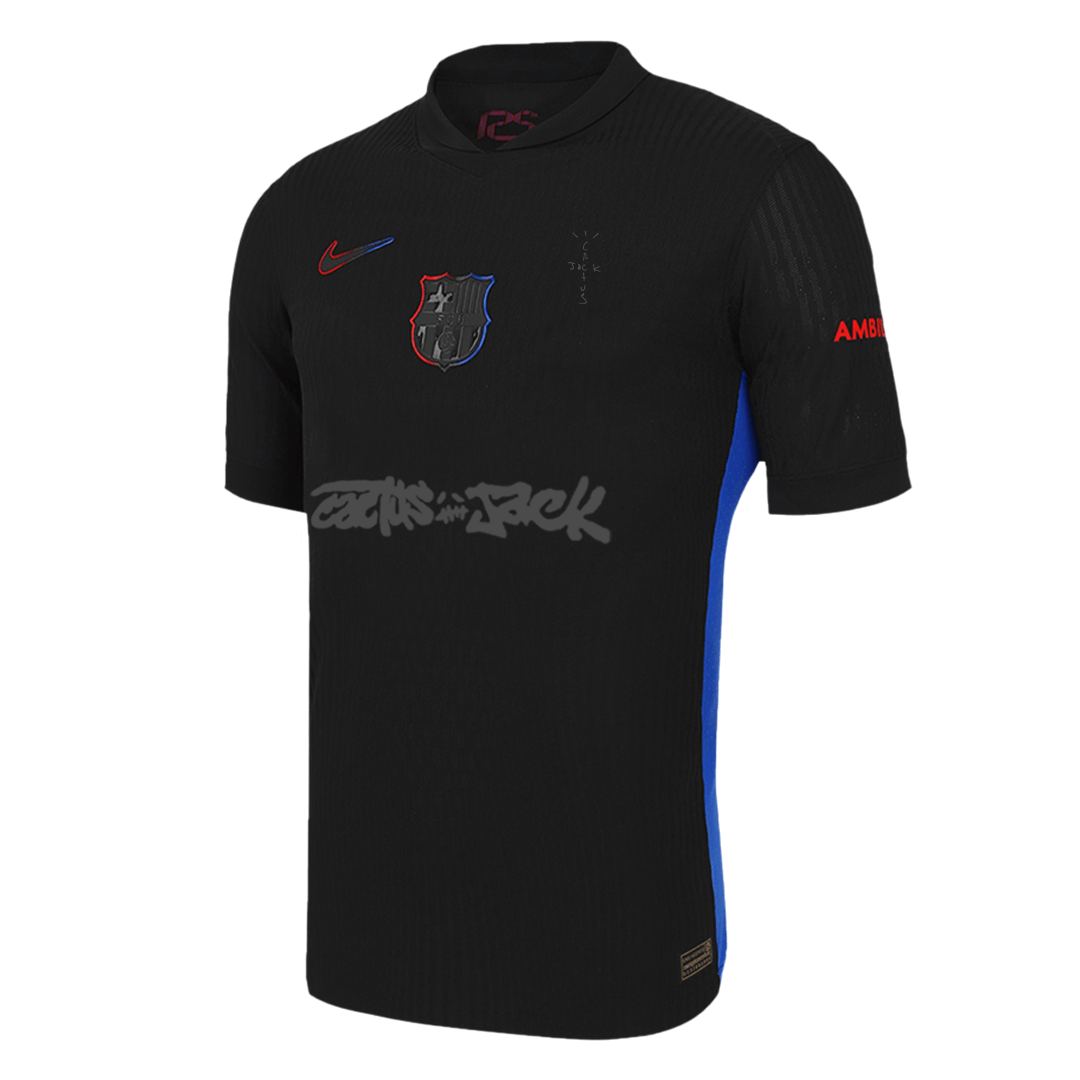 Tricouri Fotbal Barcelona X Travis Scott Deplasare 2024/25 Authentic