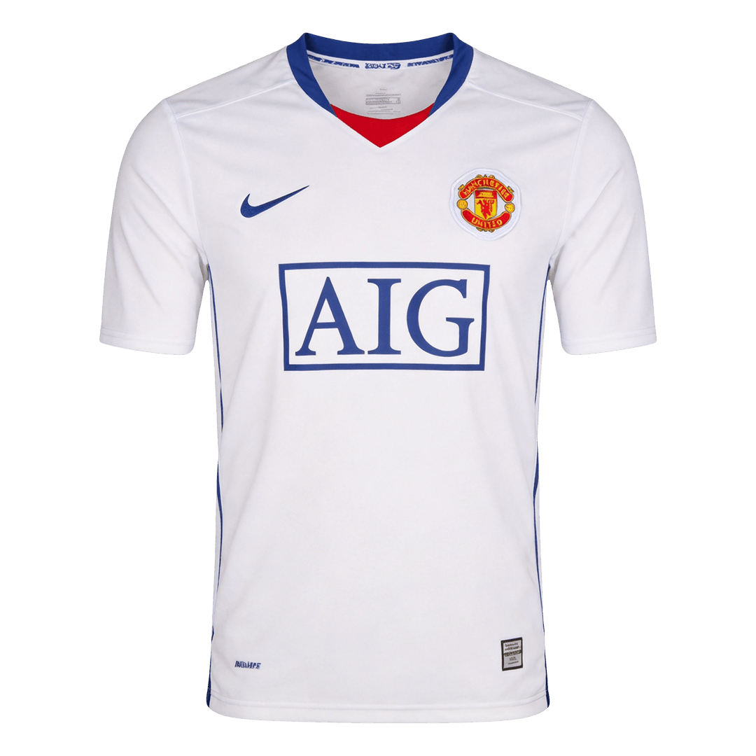 Tricouri Fotbal Vintage Manchester United Deplasare 2008/09
