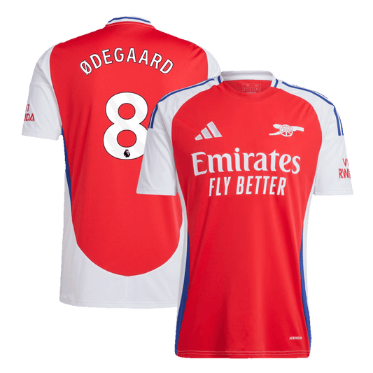 Tricouri Fotbal Arsenal ØDEGAARD #8 Acasă 2024/25 (mărime mare)