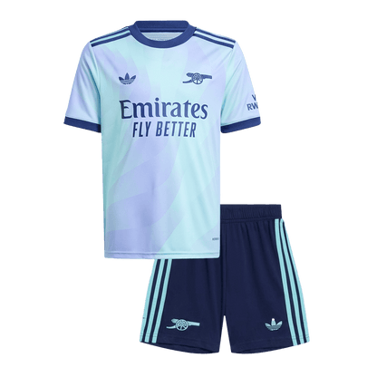 Set Tricouri Fotbal Arsenal Treilea 2024/25 Pentru Copii