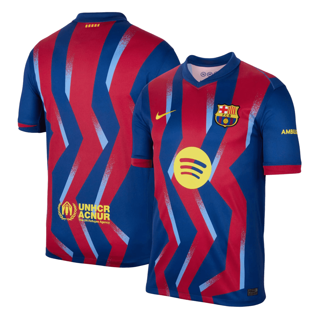 Set Tricouri Fotbal Barcelona Fourth Away 2025/26