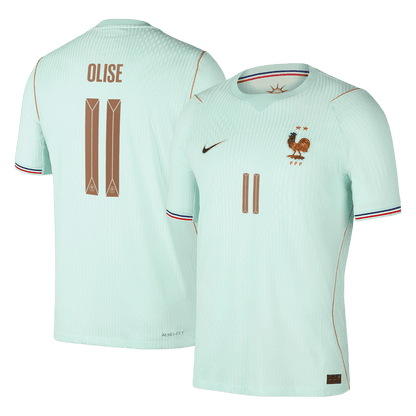 Tricouri Fotbal Franța OLISE #11 Deplasare Cupa Mondială 2026 Authentic
