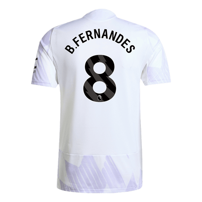 Tricouri Fotbal Manchester United B.FERNANDES #8 Deplasare 2025/26 Authentic